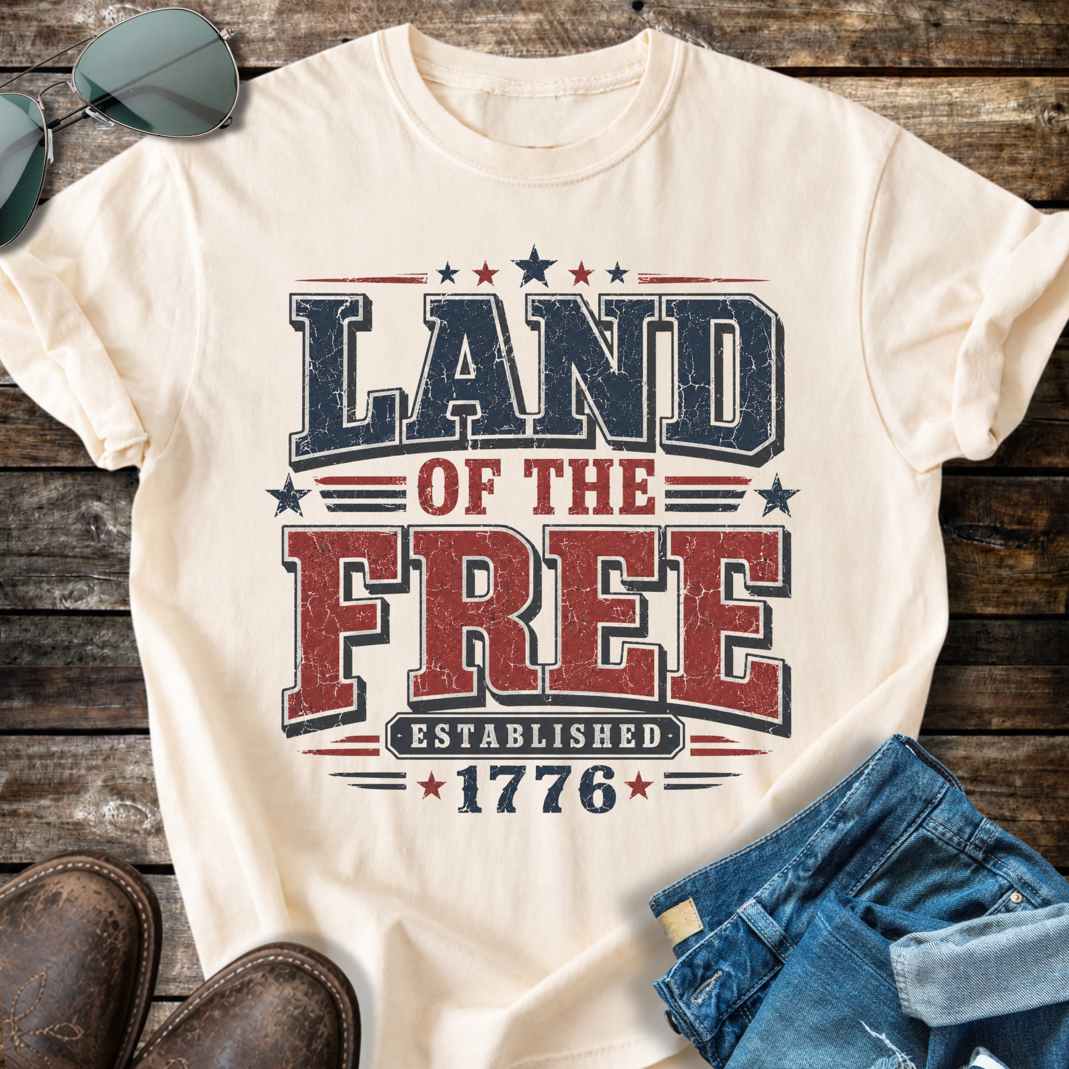 Land Of The Free Tshirt