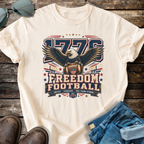 Football Varsity Patriotic  T-shirt