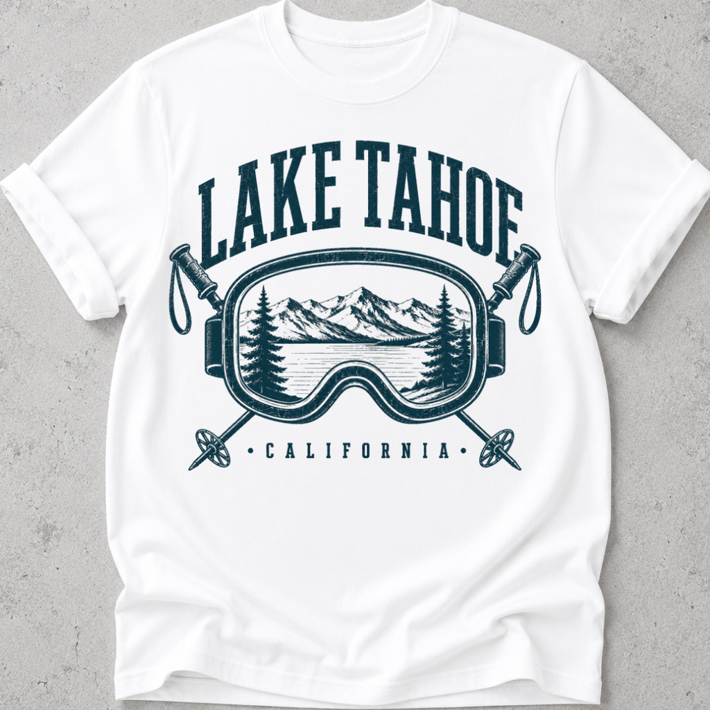 Lake Tahoe Ski T-Shirt