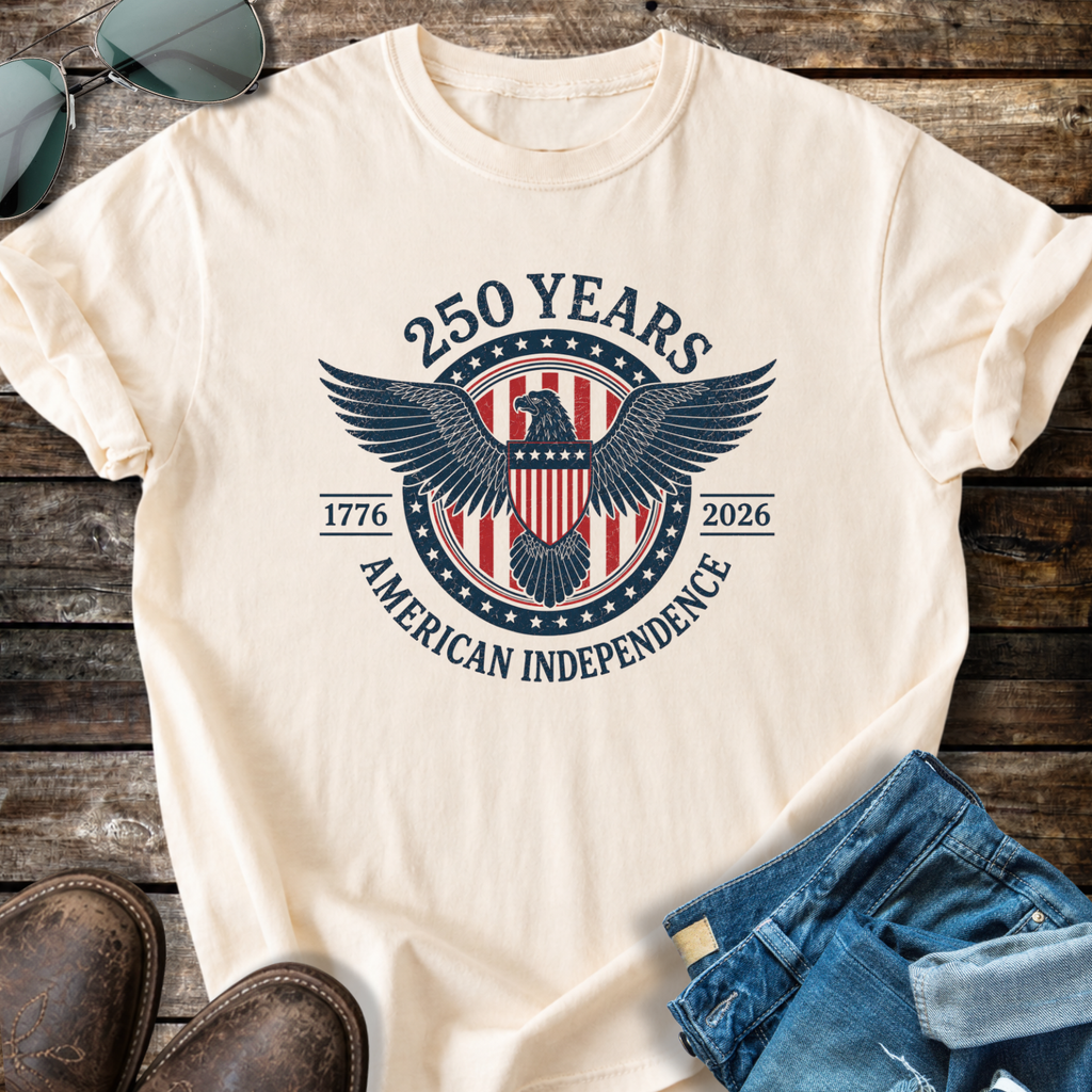 USA Emblem Patriotic  T-shirt