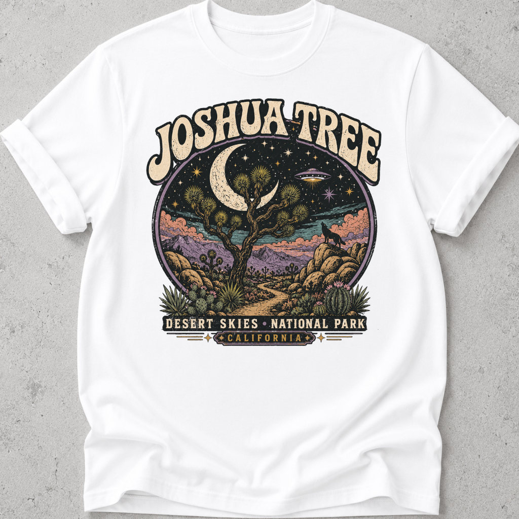 Joshua Tree Park Retro T-Shirt