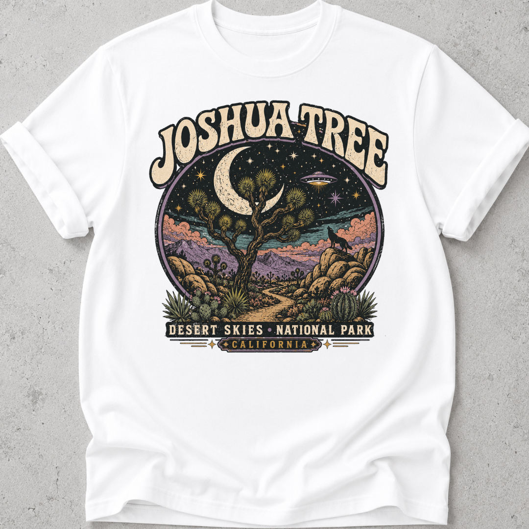Joshua Tree Park Retro T-Shirt