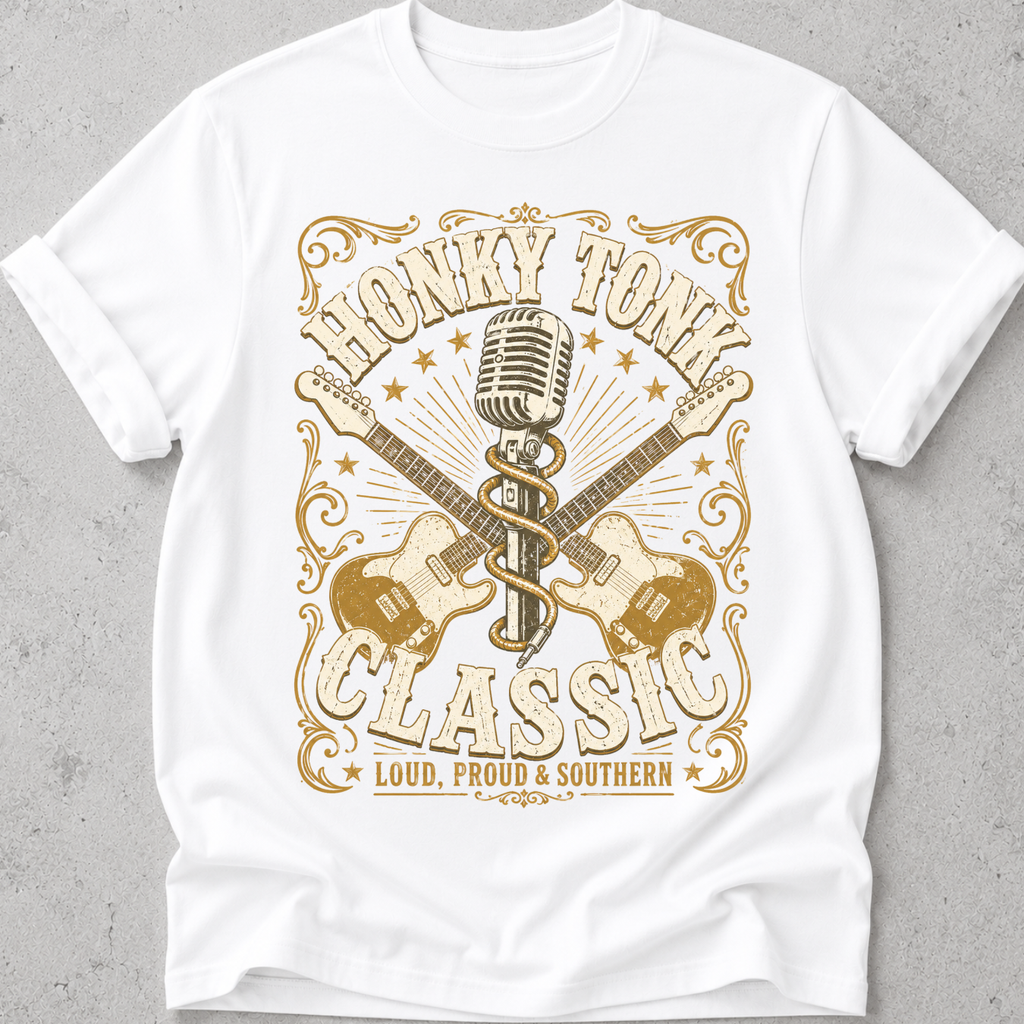 Honky Tonk Music   T-Shirt