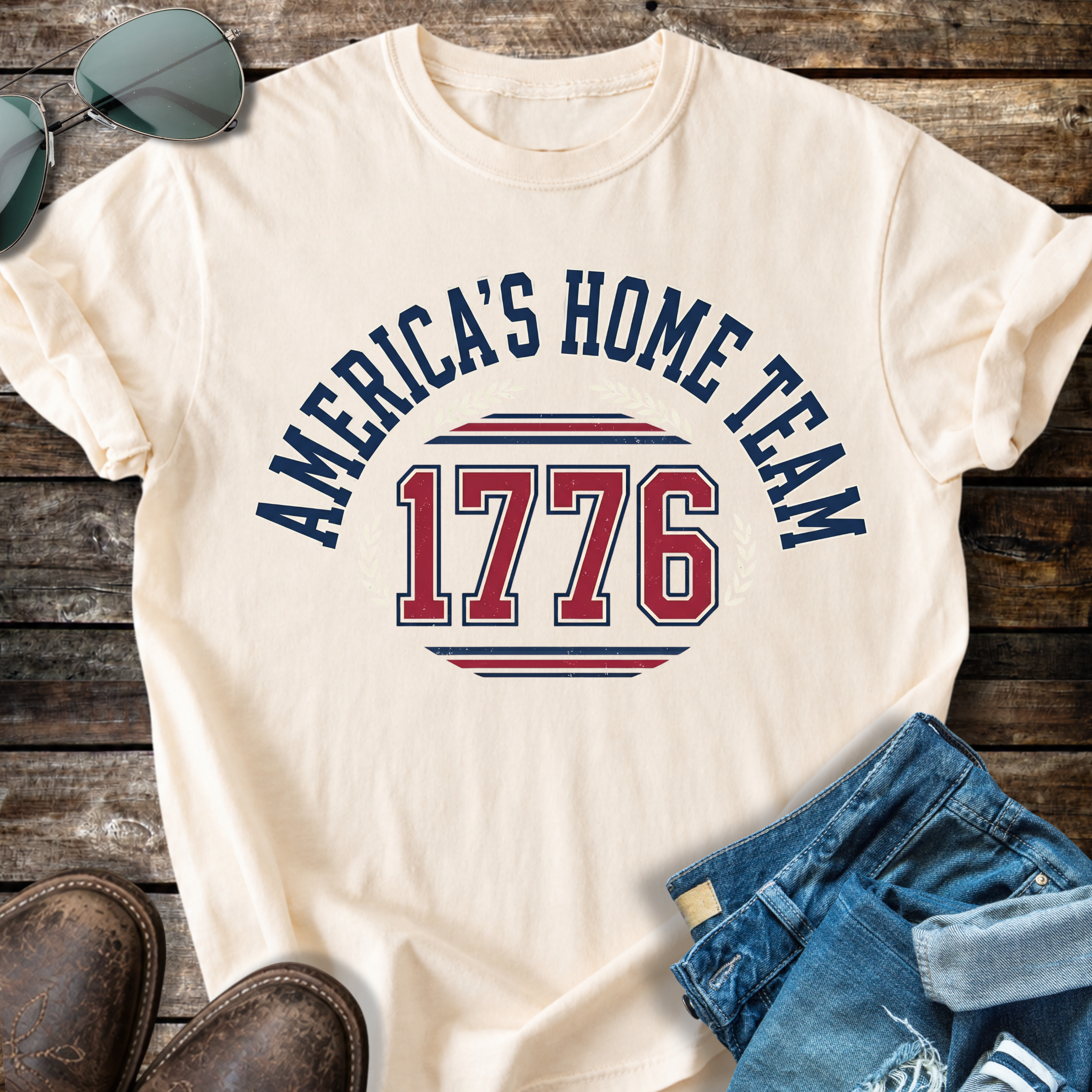 America Collegiate Arch  T-shirt