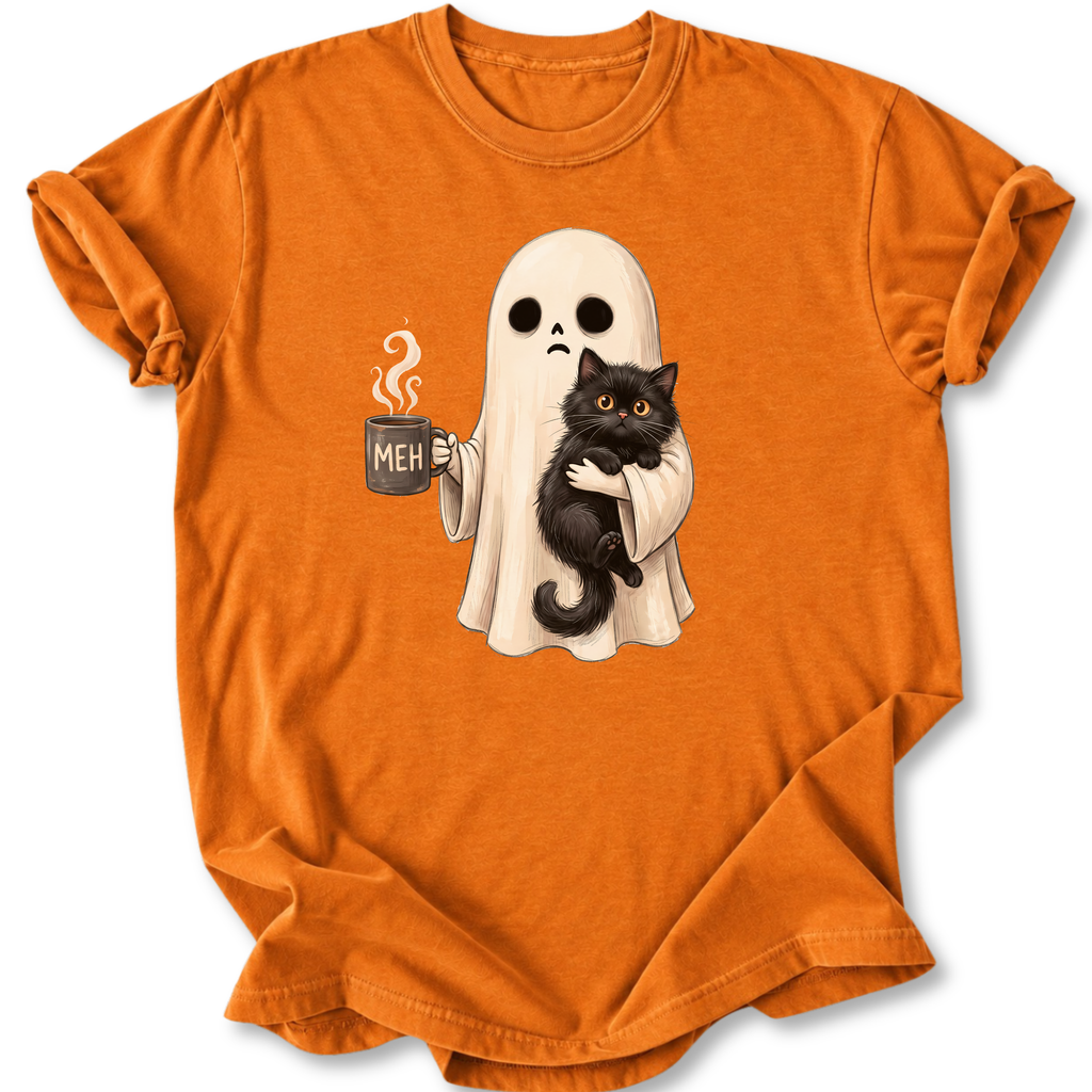 Ghost and Cat T-shirt
