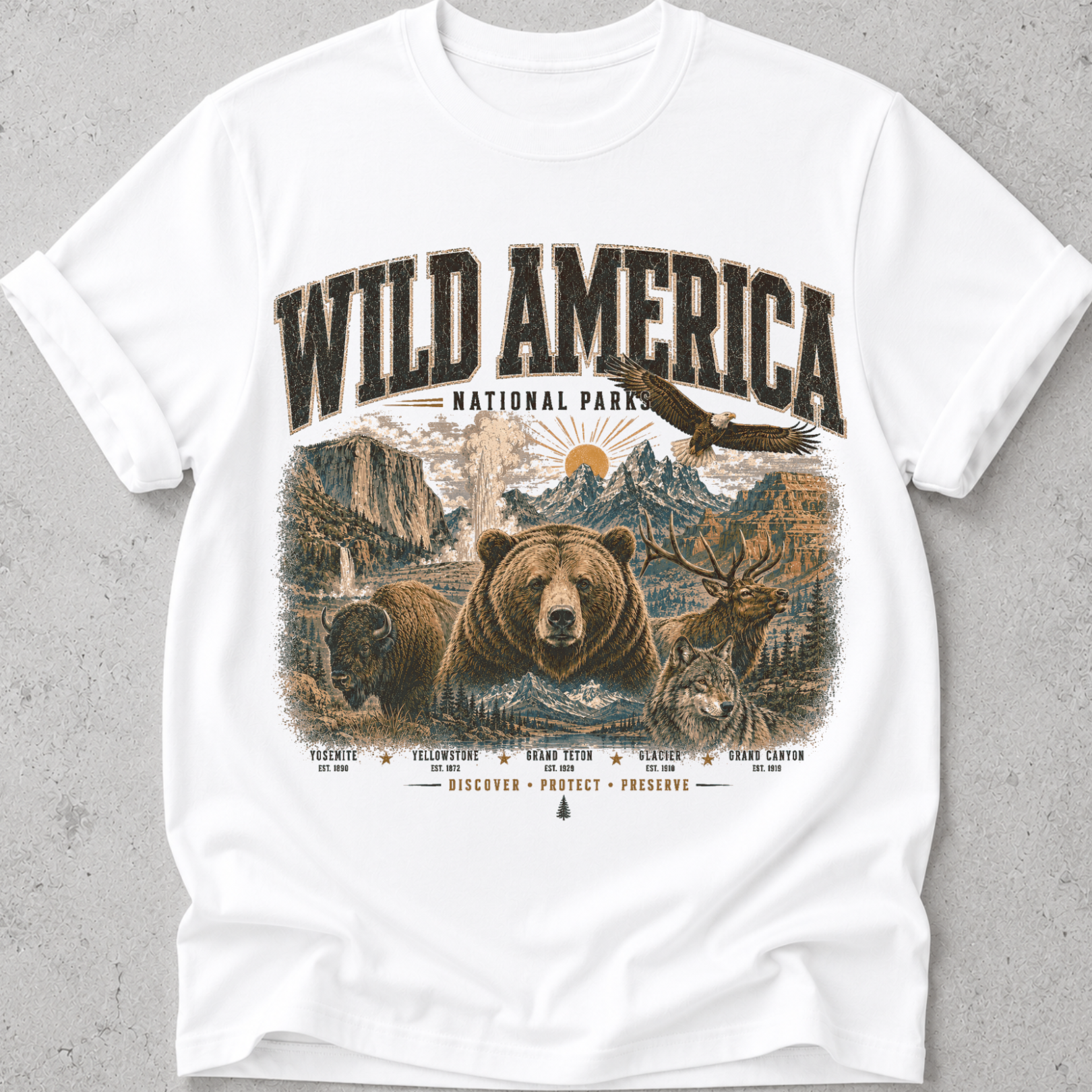 Wild America National Parks T-Shirt