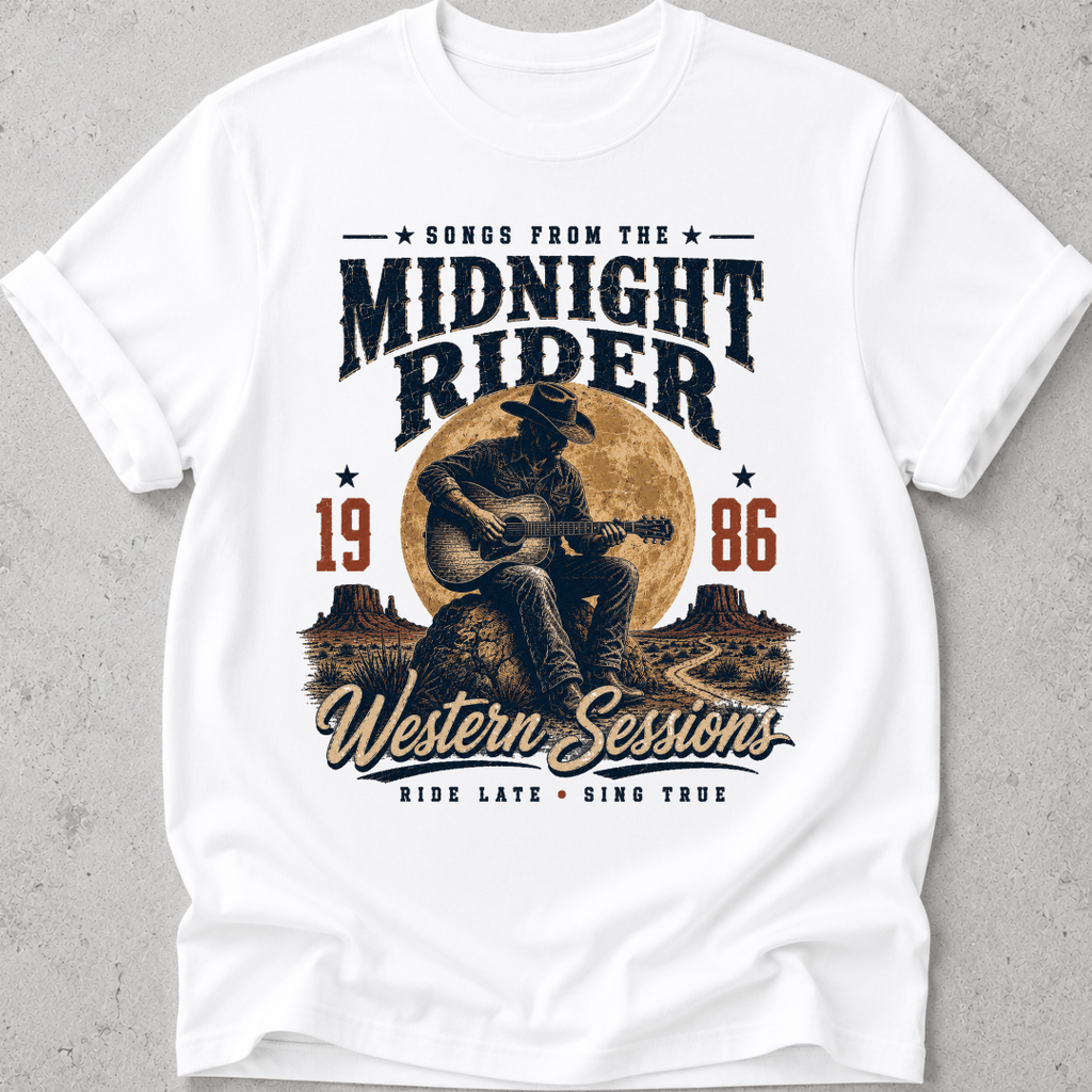 Midnight Rider Country Music T-Shirt