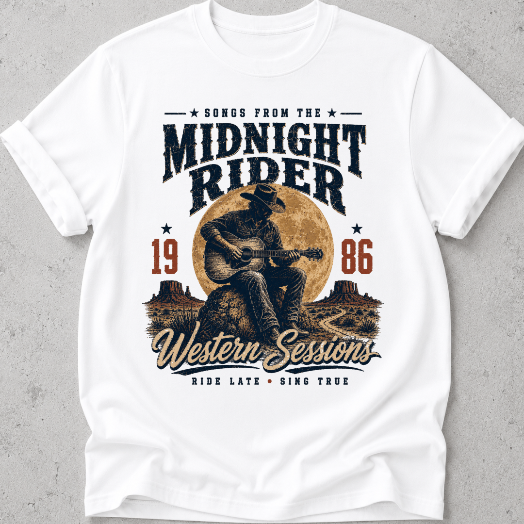 Midnight Rider Country Music T-Shirt