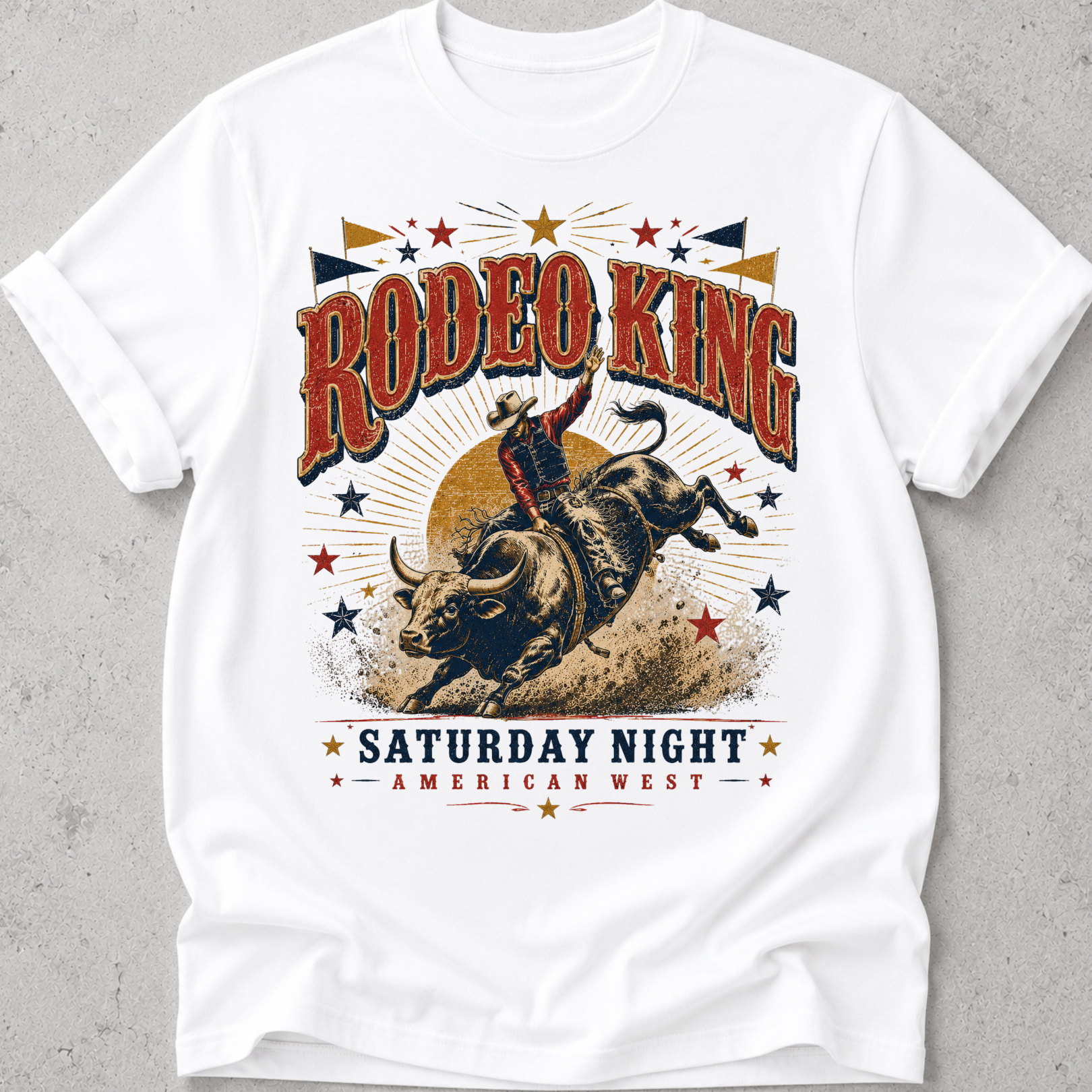 Rodeo King Saturday Night T-Shirt