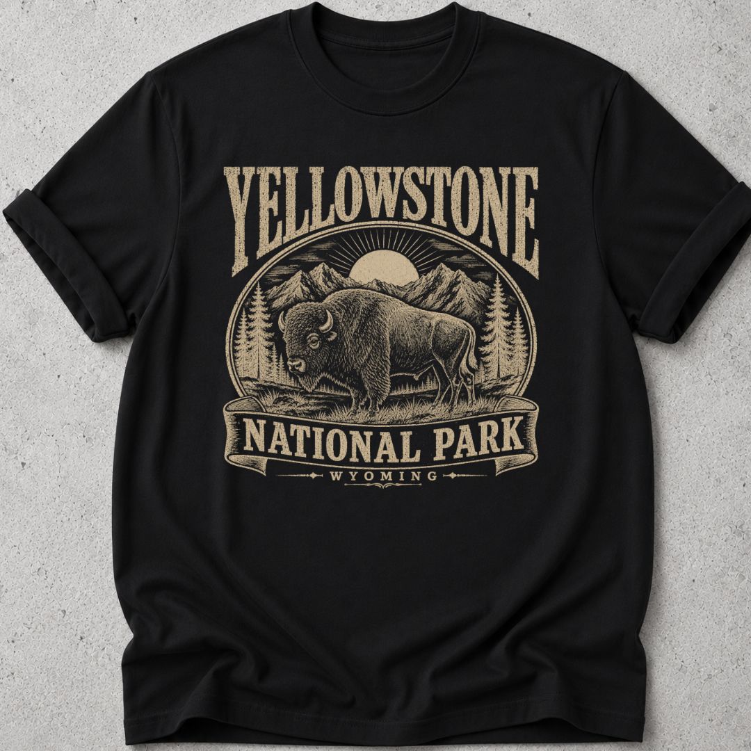 Yellowstone Retro T-shirt