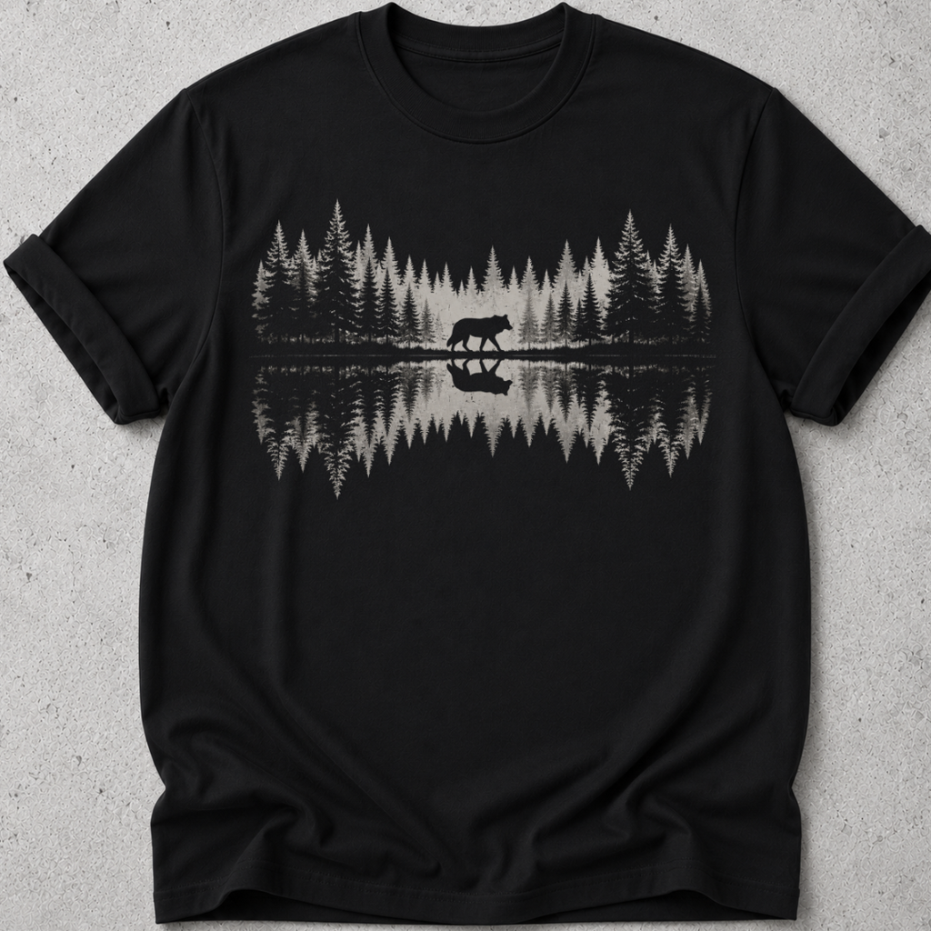 Lone Wolf  Silhouette T-shirt