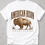 American Bison Great Plains T-Shirt