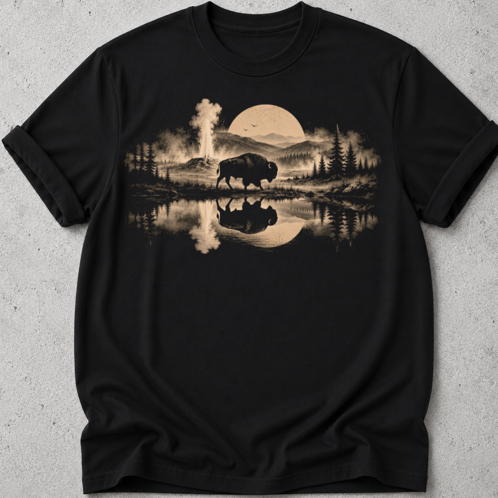 Yellowstone Night Scene  T-shirt