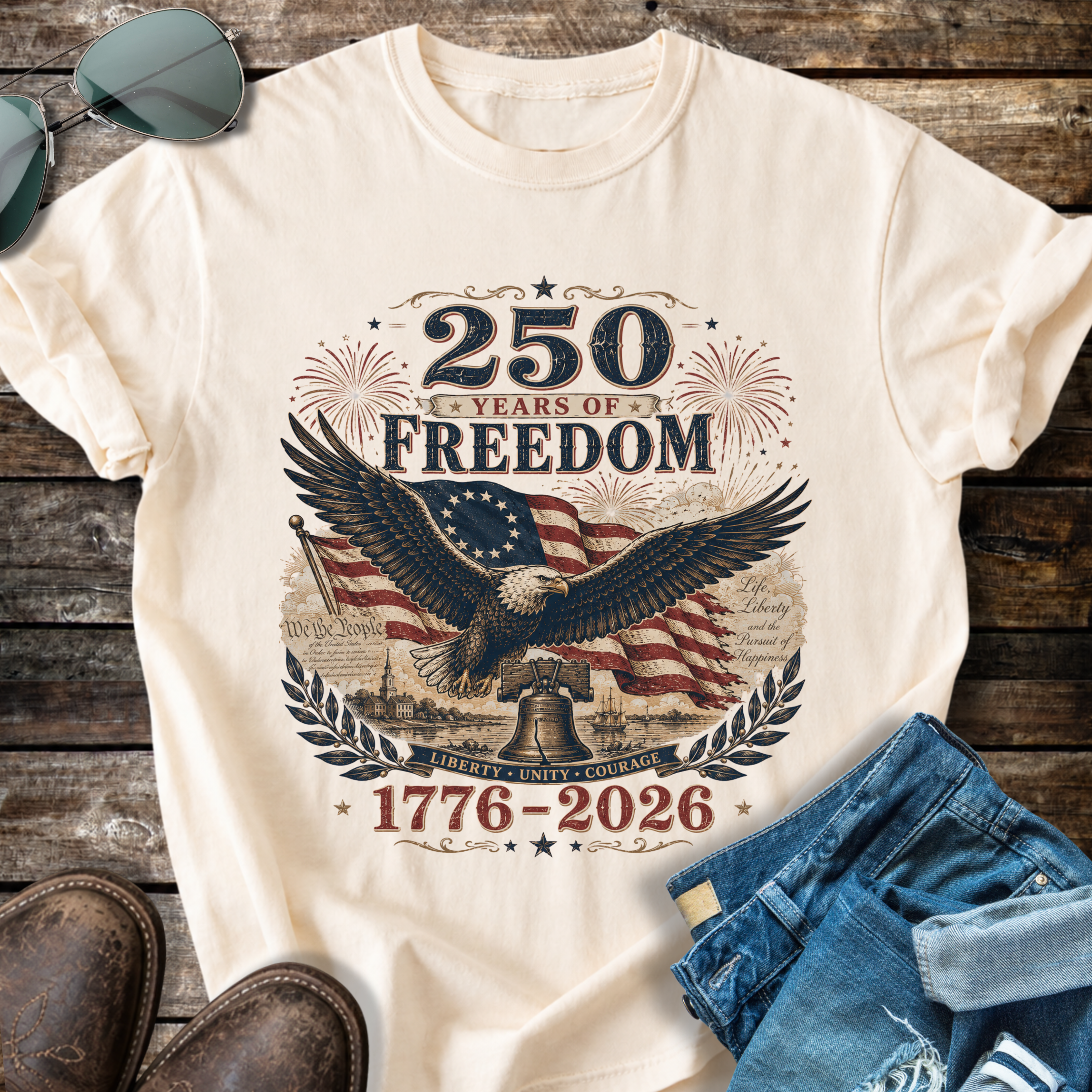 250 Freedom Eagle T-shirt