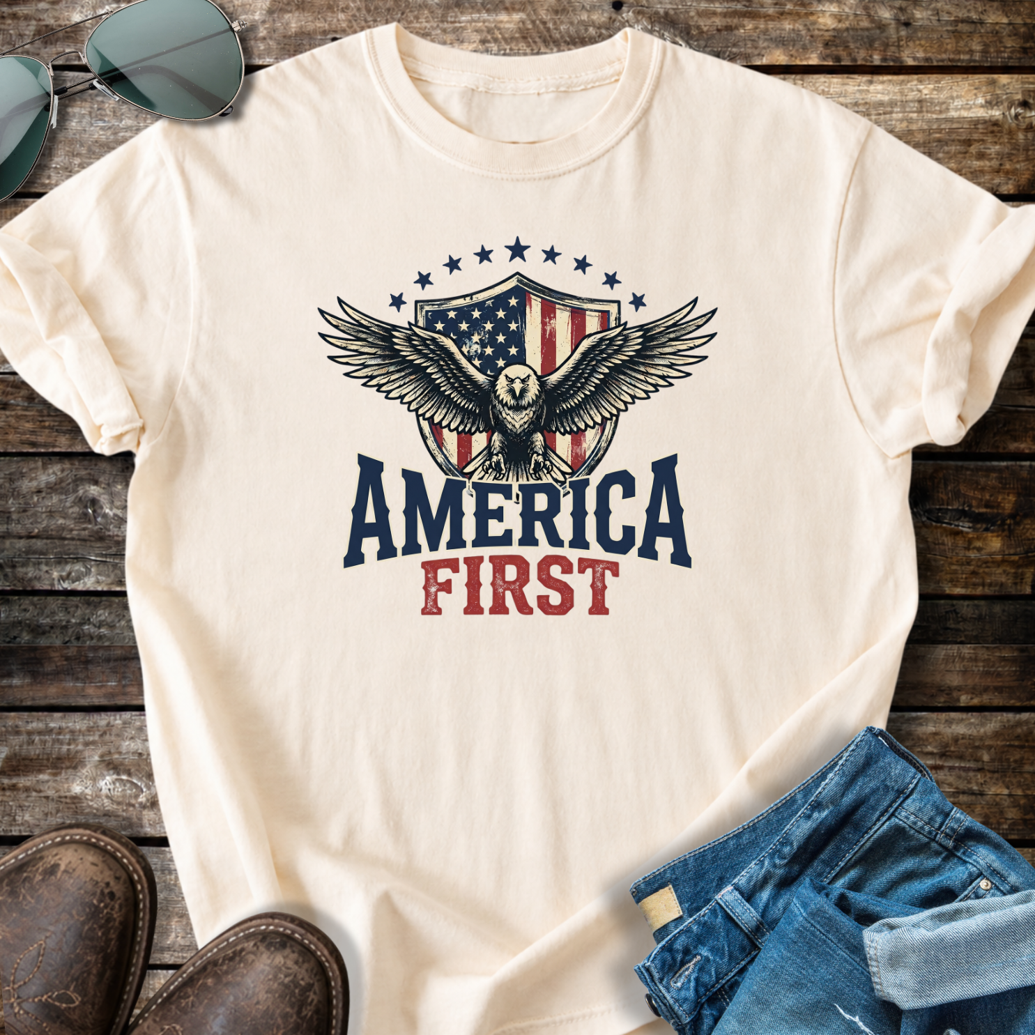 America First Eagle T-shirt