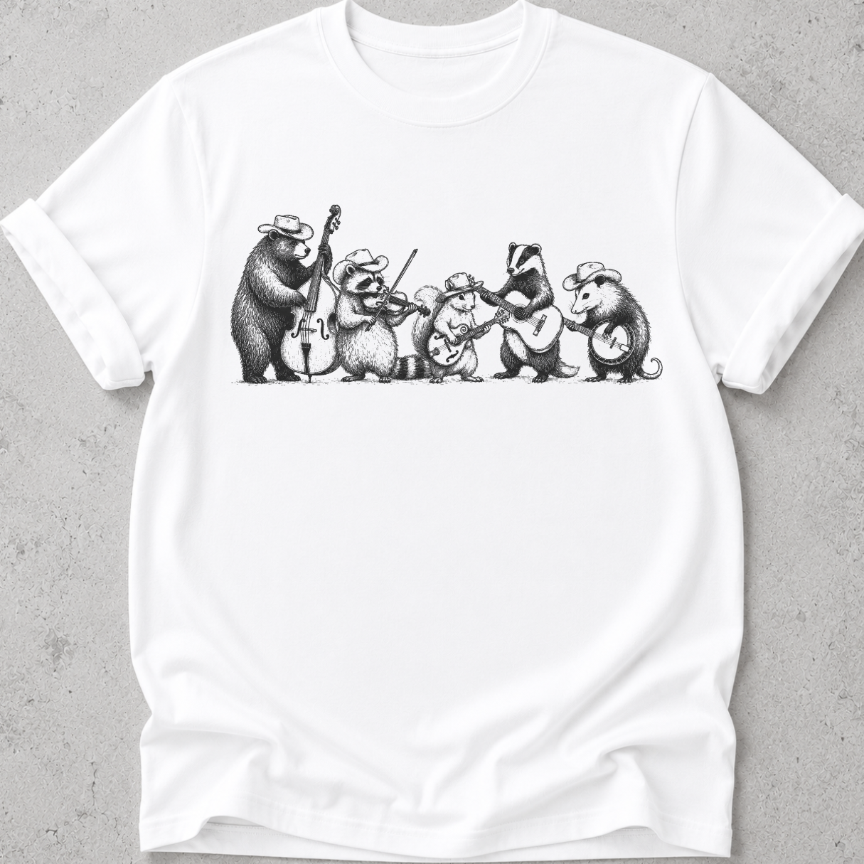 Feral Country Music Band  T-shirt