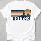 Boston Retro Sun T-Shirt