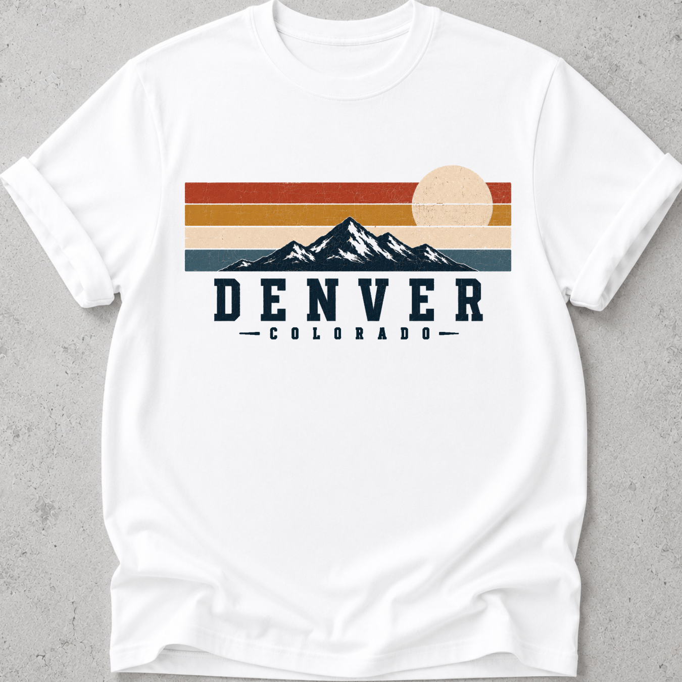 Denver Retro Sun T-Shirt