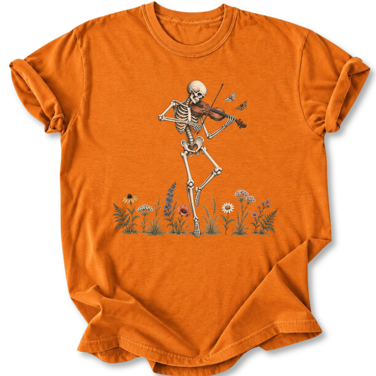 Violin Skeleton  T-shirt