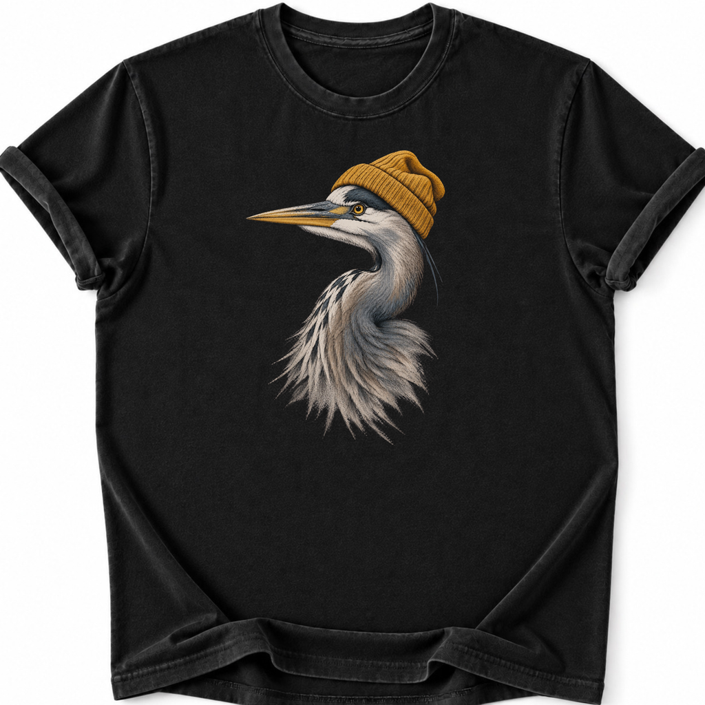 Heron Bird  T-shirt
