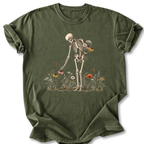 Skeleton Flowers T-shirt