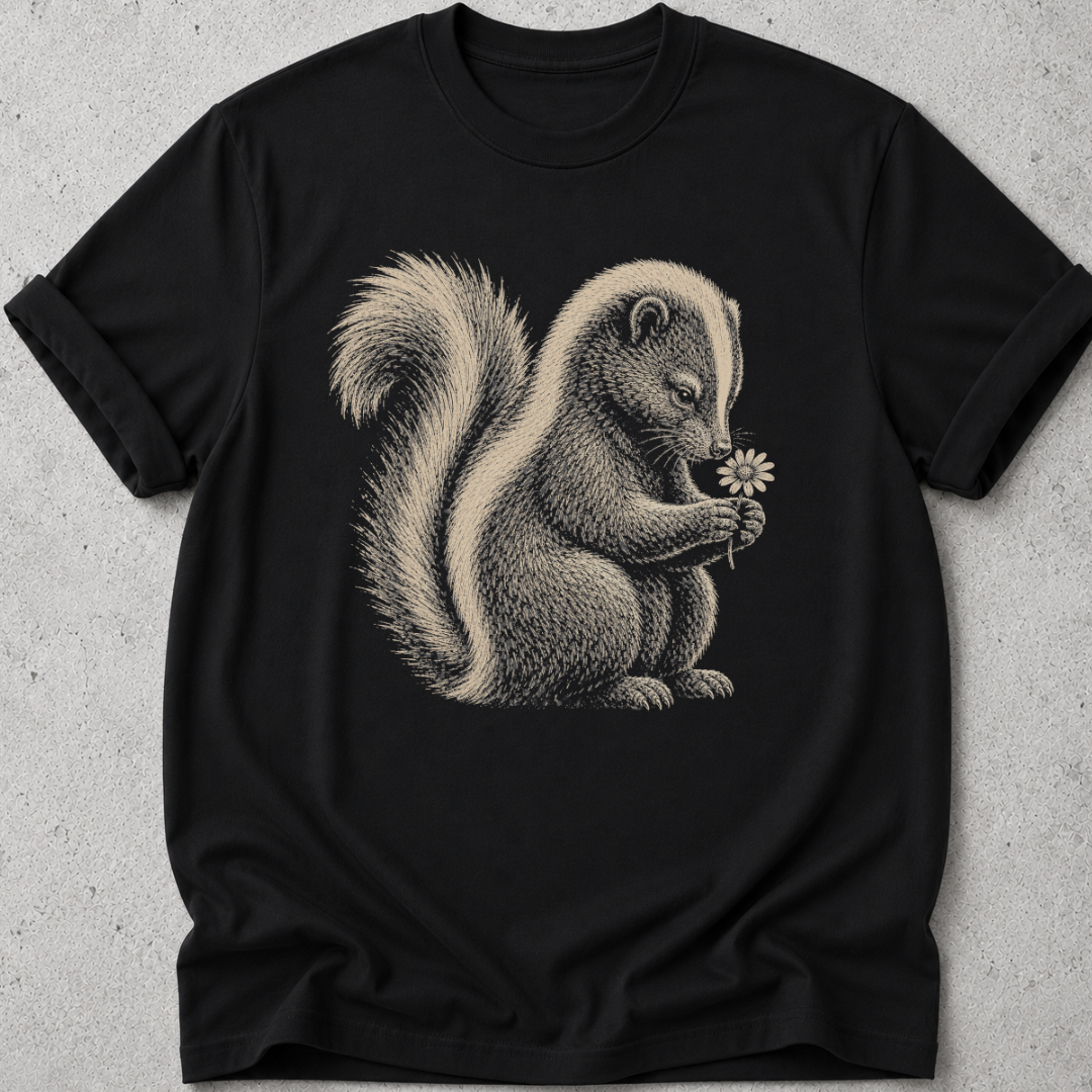 Skunk and Daisy T-shirt