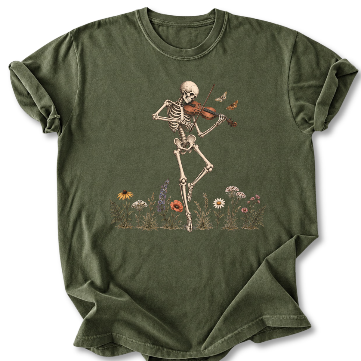 Violin Skeleton  T-shirt