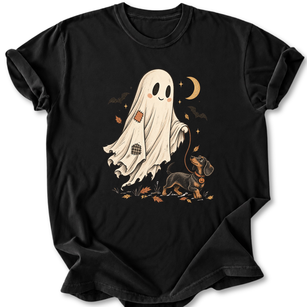 Ghost and Dachshund T-shirt