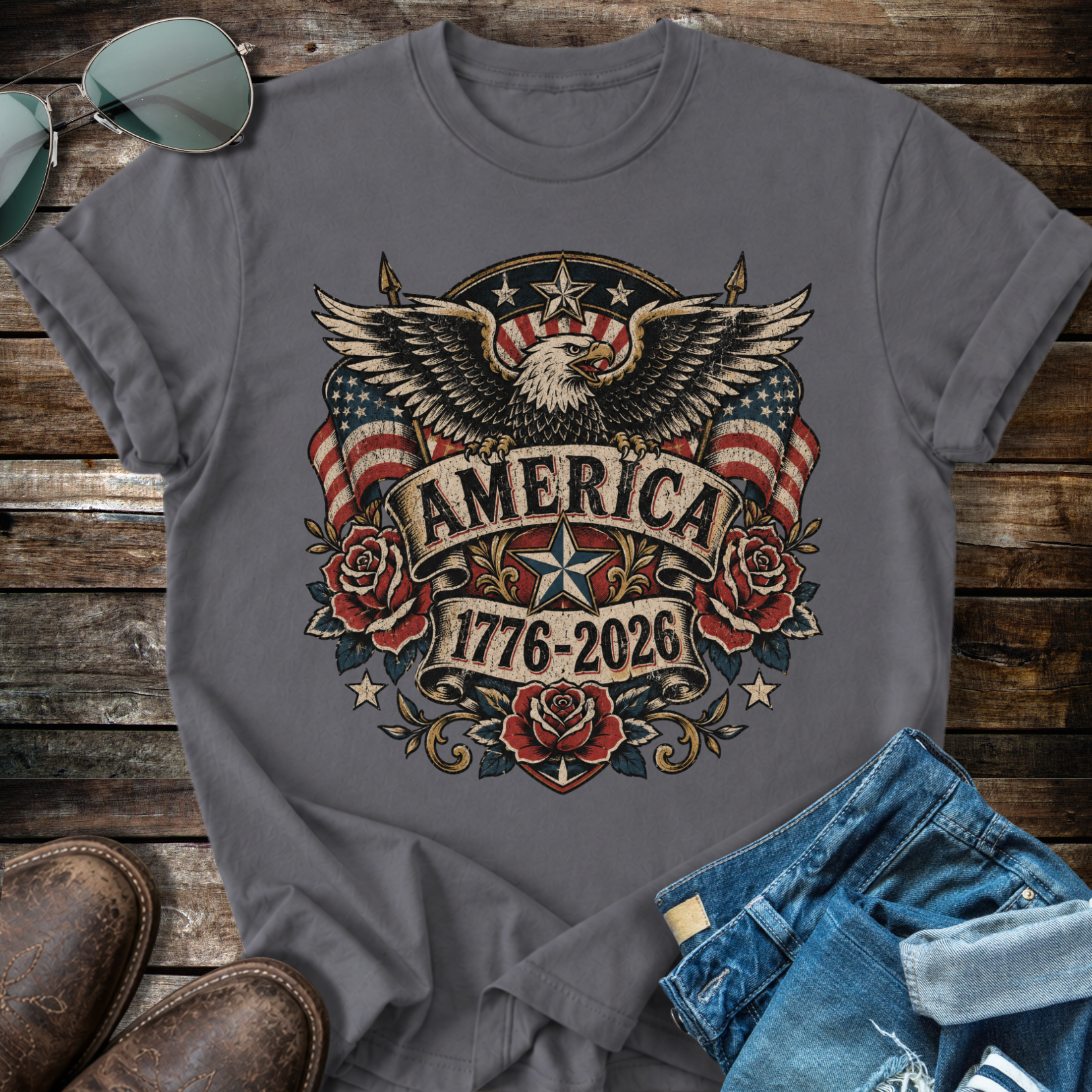USA Rose 250 T-Shirt