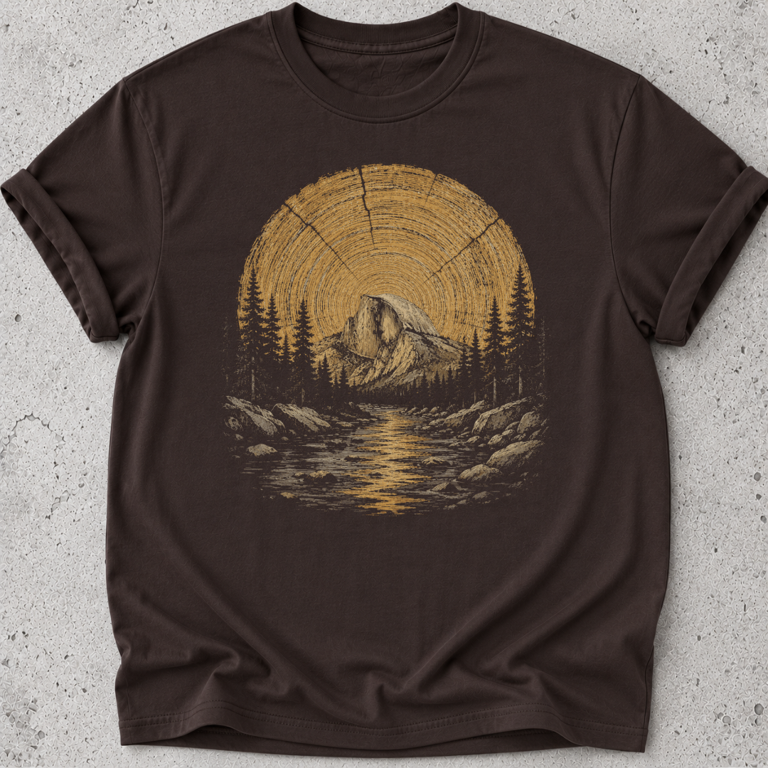 Yosemite Park Wood Ring T-shirt