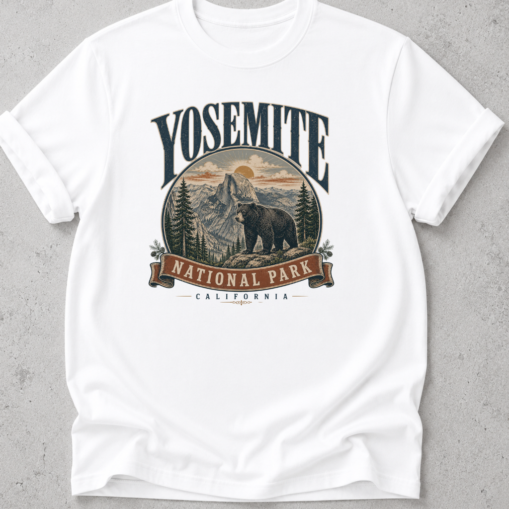 Yosemite  Bear Graphic T-shirt