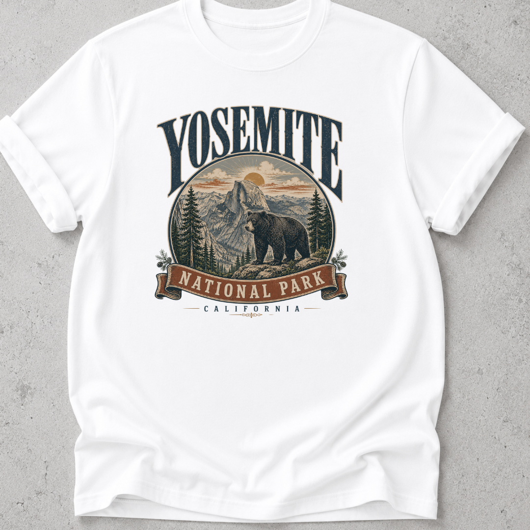 Yosemite  Bear Graphic T-shirt