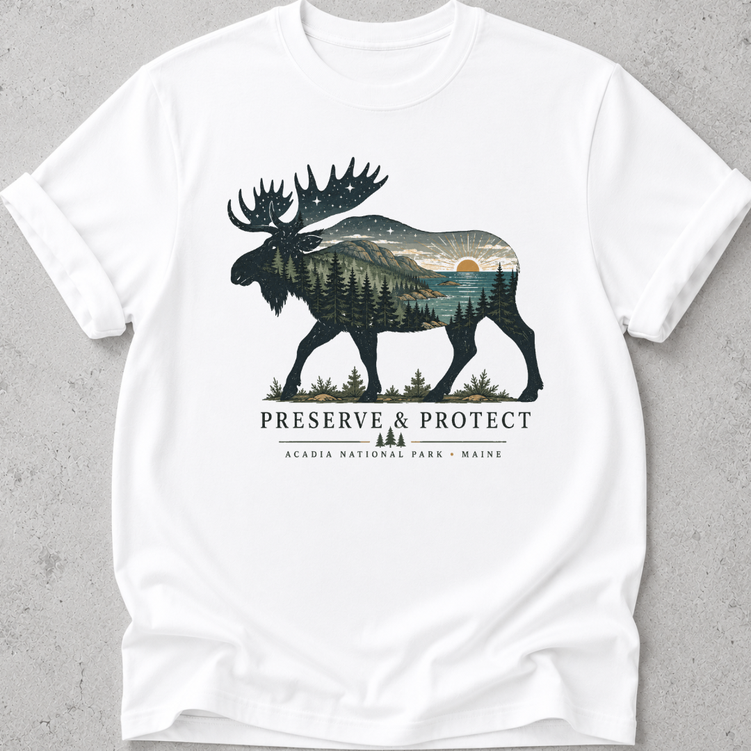 Acadia National Park Moose T-Shirt