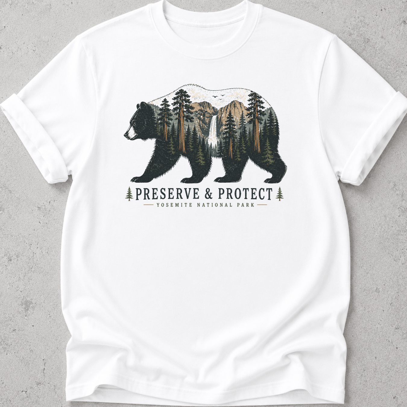 Yosemite National Park Bear T-Shirt