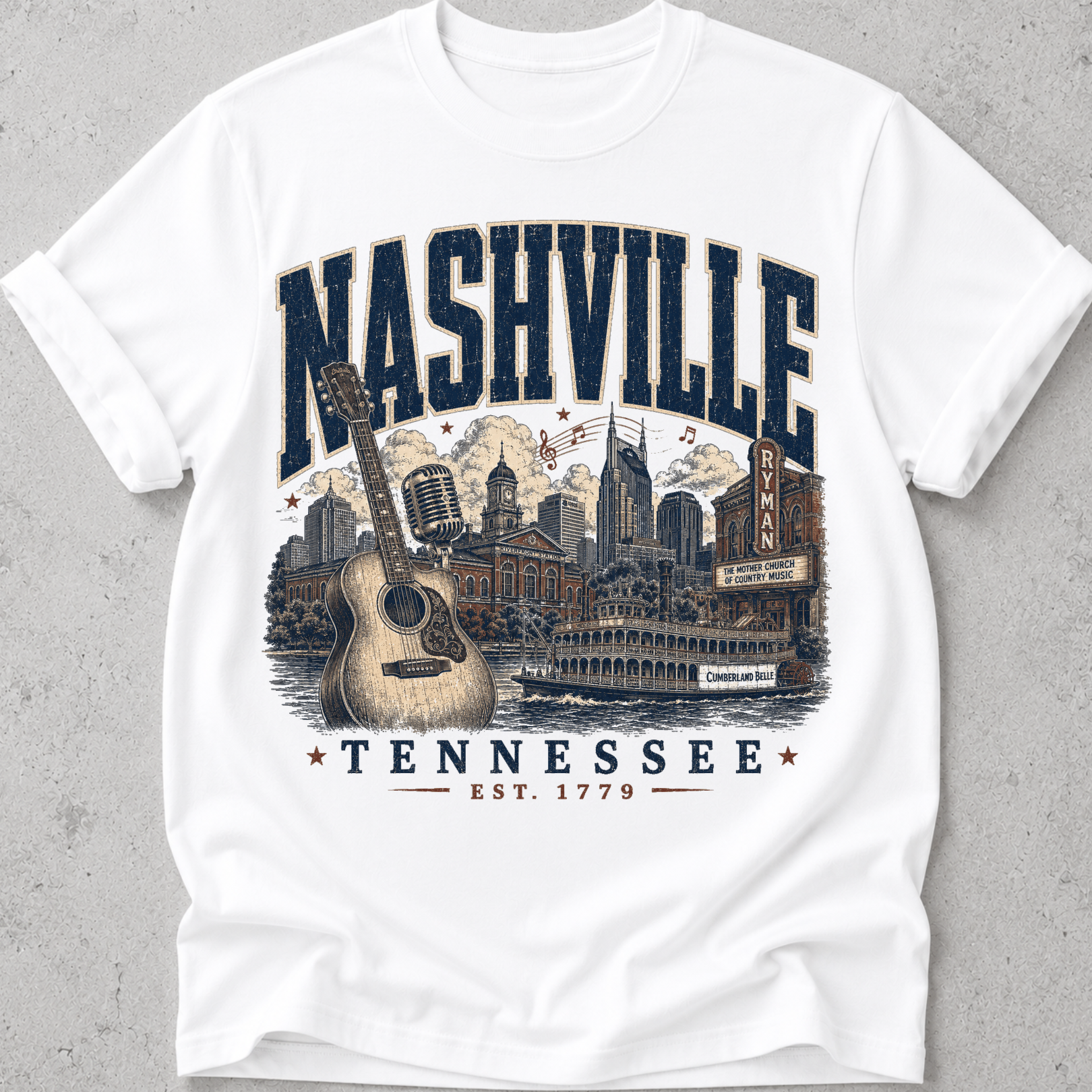 Nashville Cityscape  T-Shirt