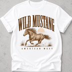 Wild Mustang American West  T-Shirt