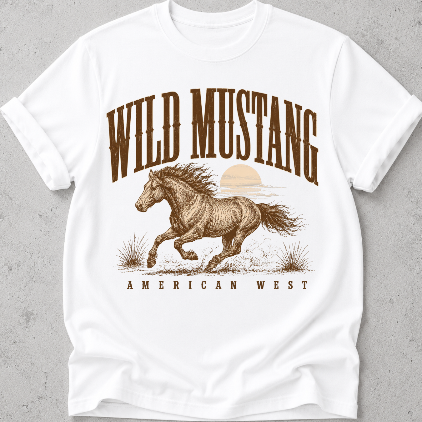 Wild Mustang American West  T-Shirt