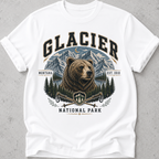 Retro Glacier Park Bear T-Shirt