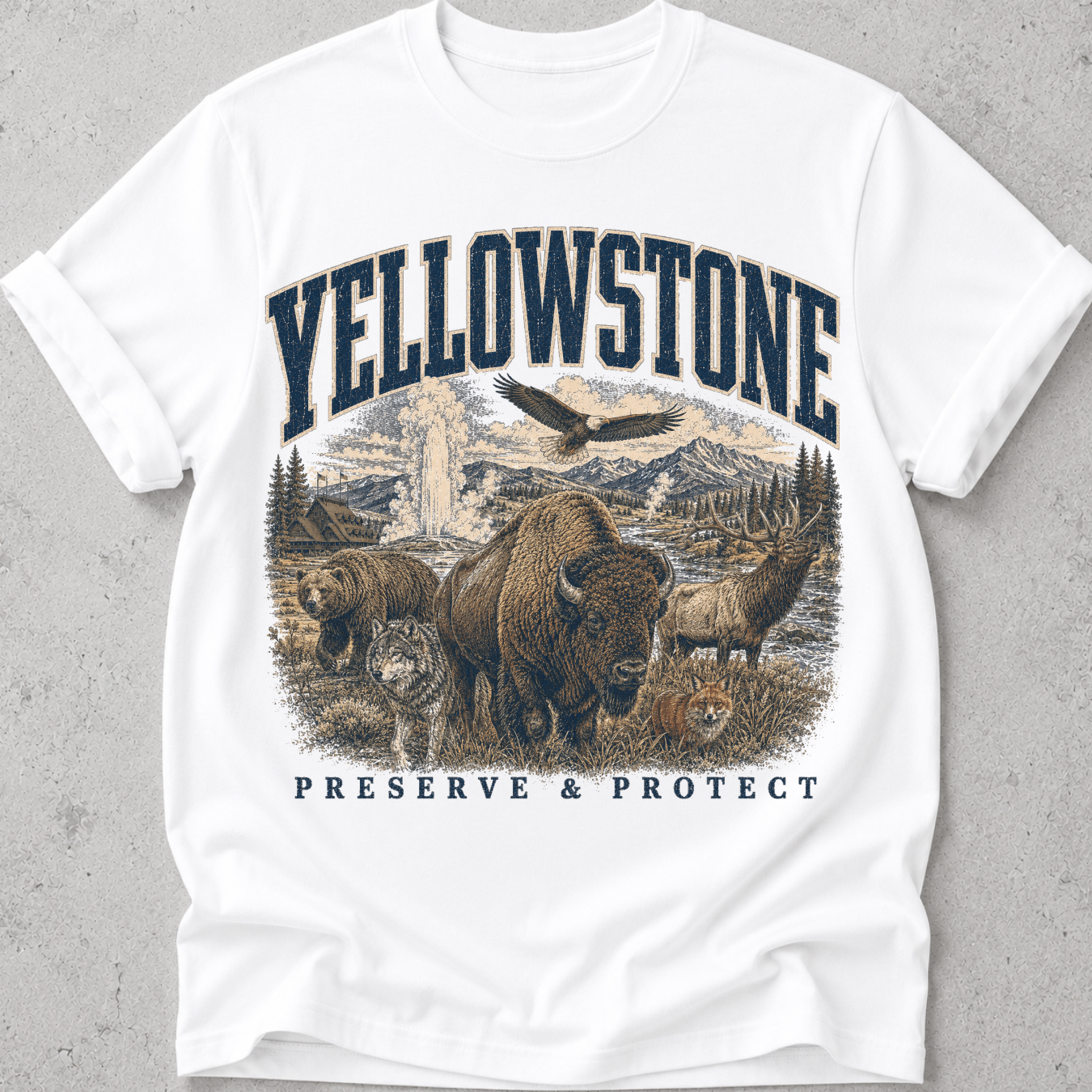 Yellowstone  Preserve & Protect  T-Shirt