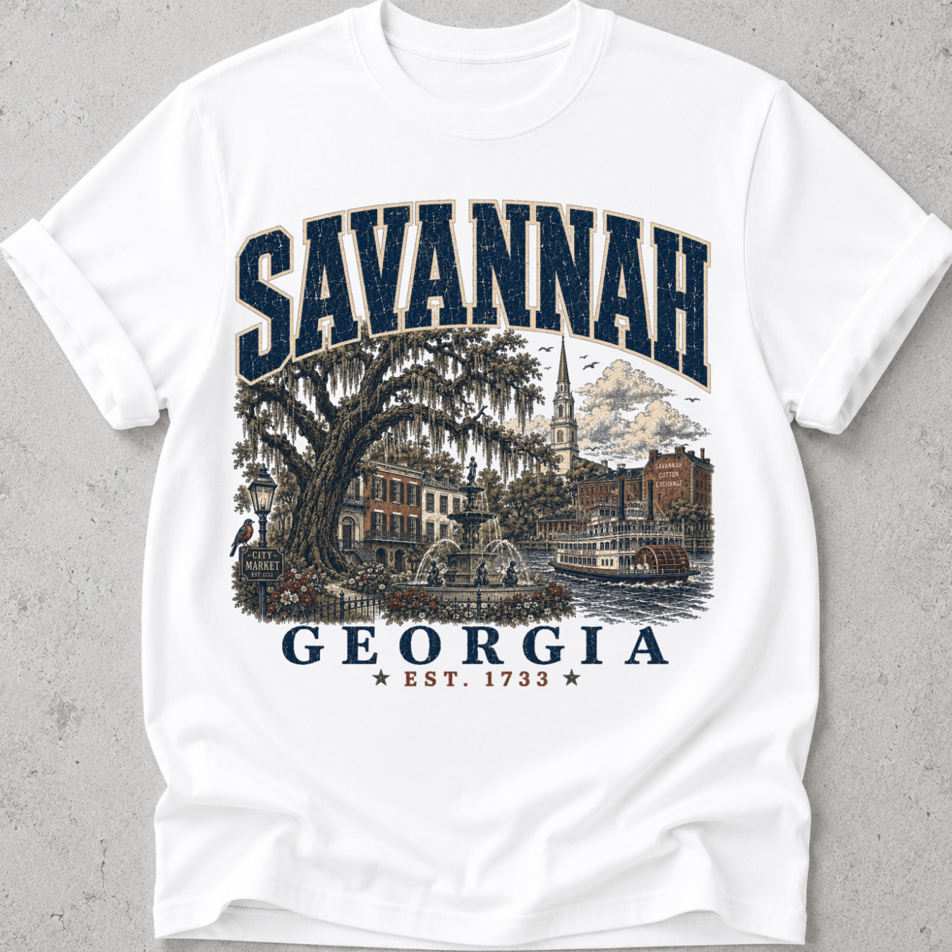 Savannah Cityscape T-Shirt
