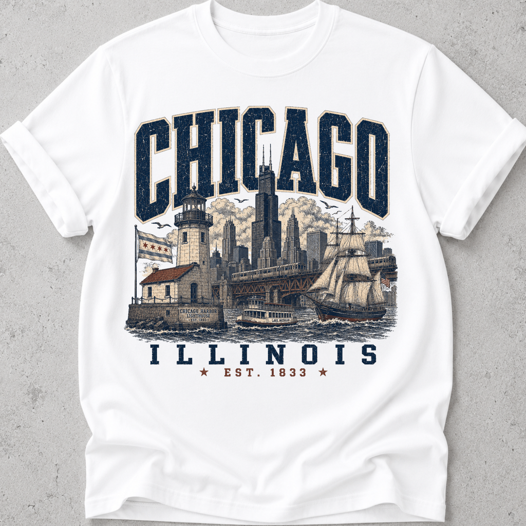 Chicago Cityscape  T-Shirt