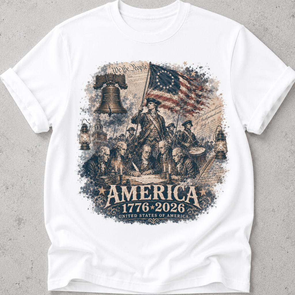 Vintage Annniversity 1776 T-Shirt