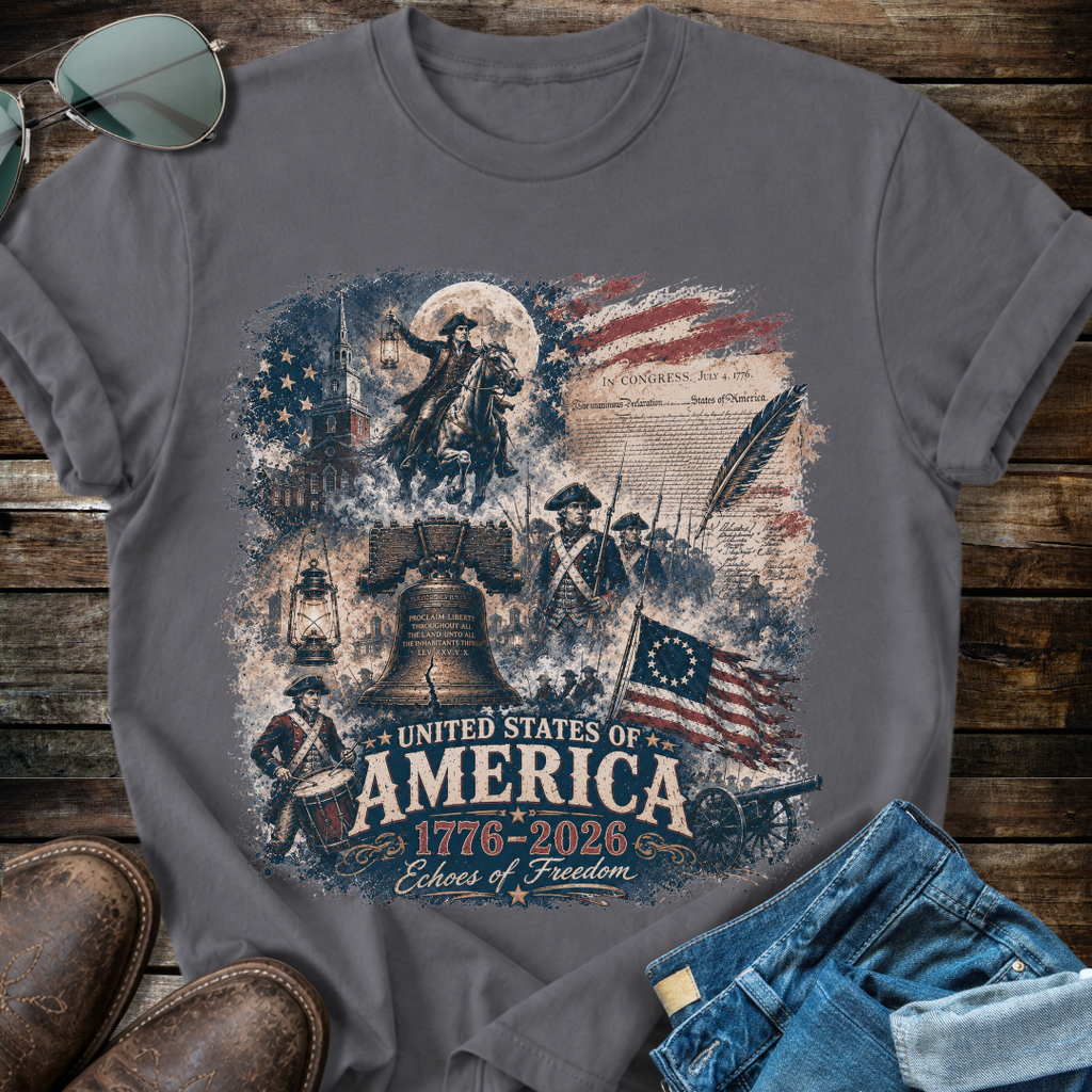 America  Vintage Style T-Shirt