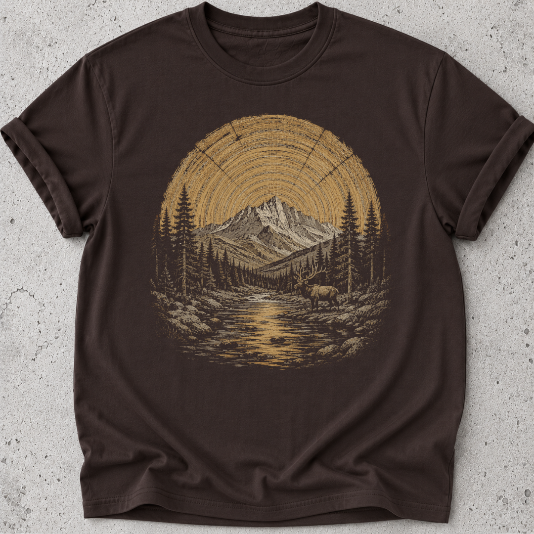 Rocky Mountain  Wood Ring T-shirt