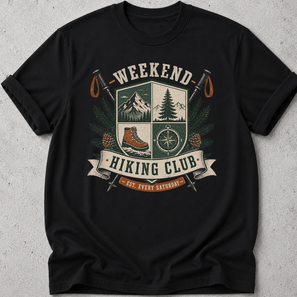 Weekend Hiking Club T-shirt