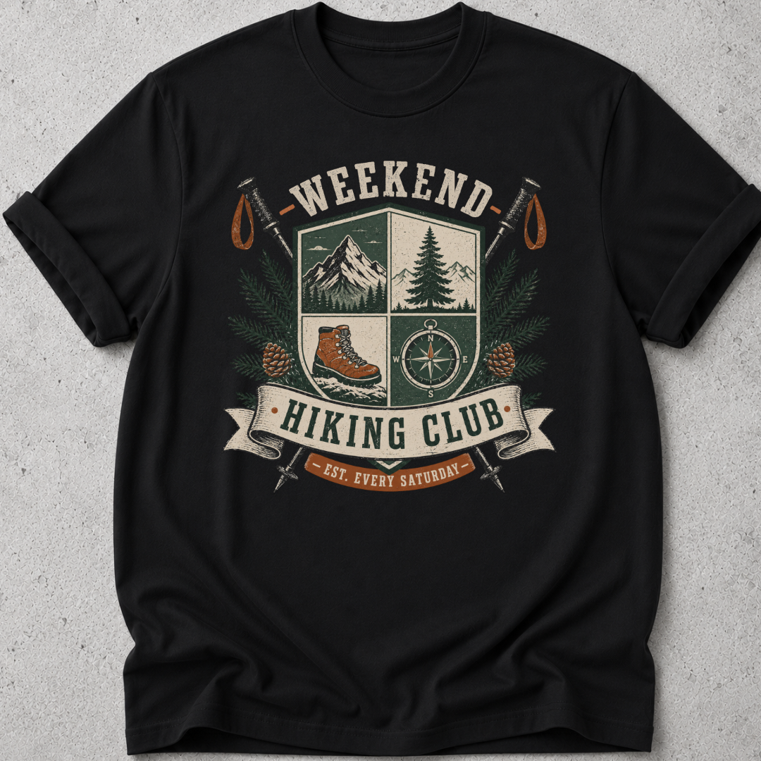 Weekend Hiking Club T-shirt