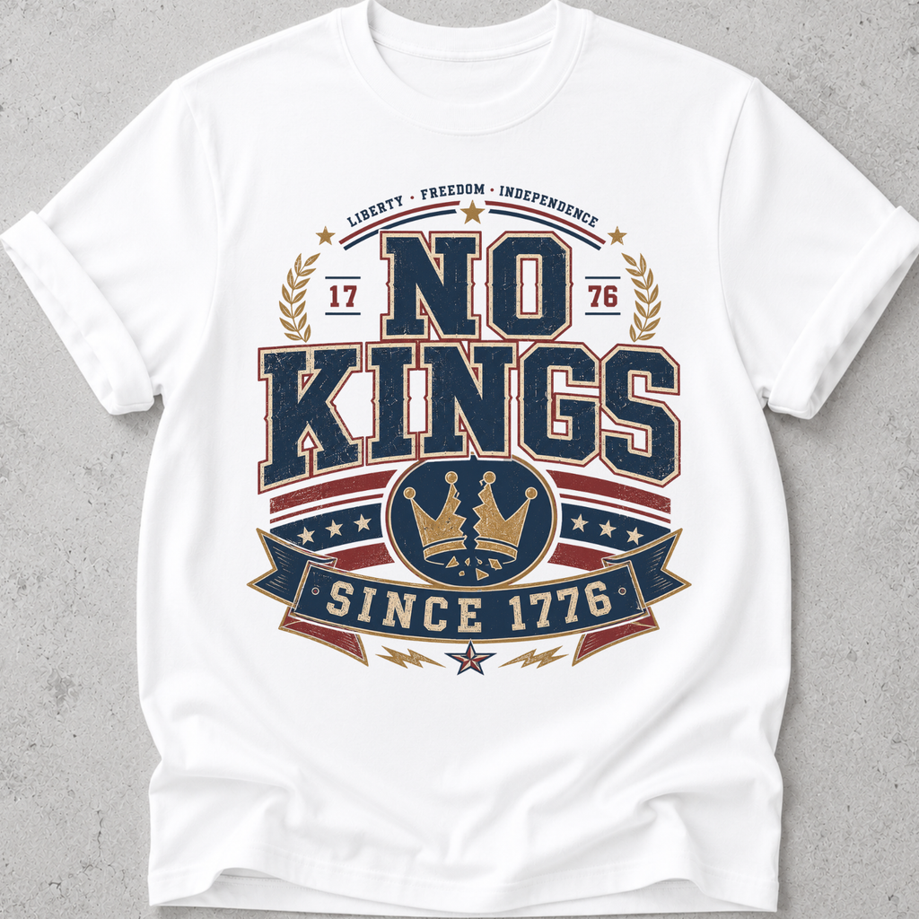 No Kings Varsity T-shirt