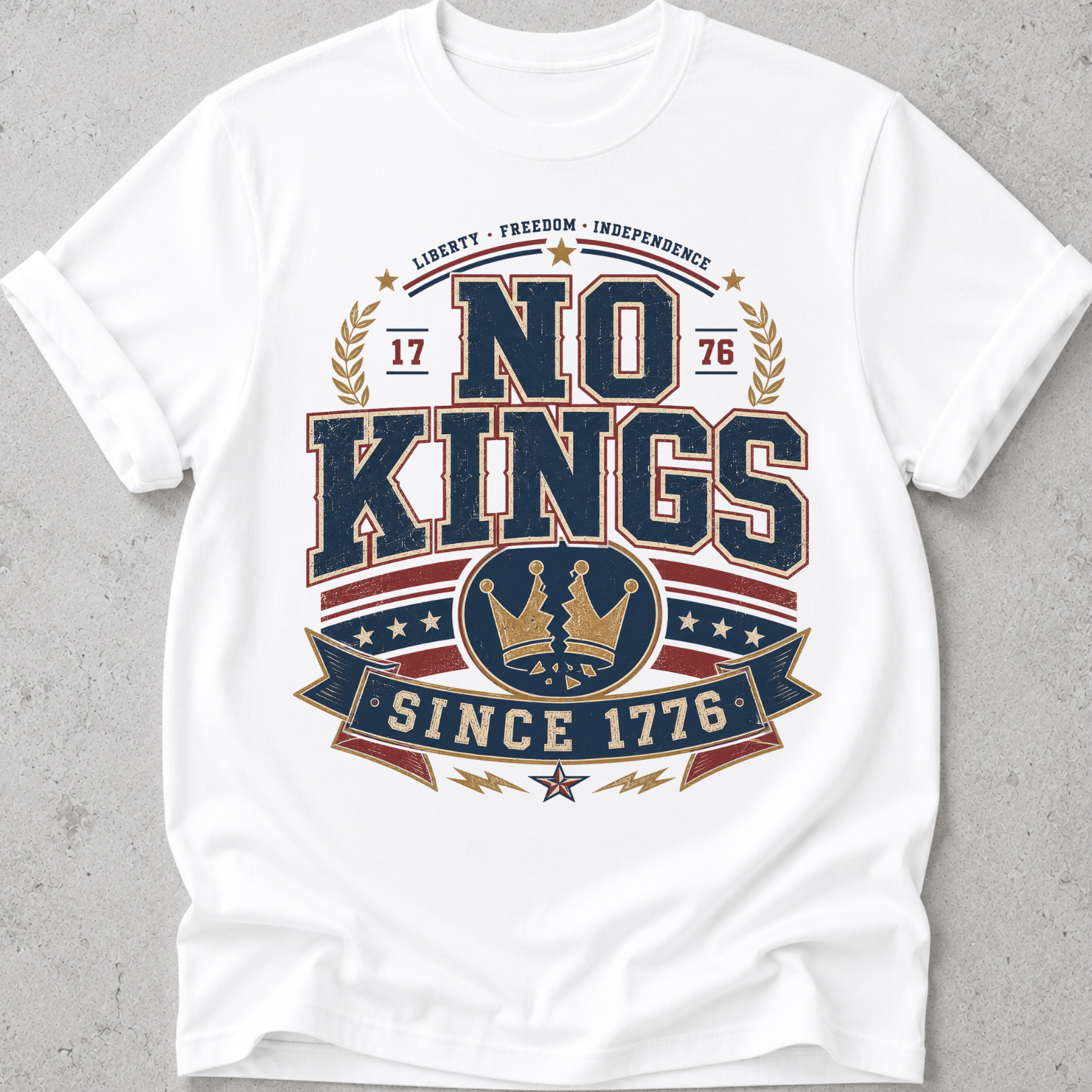 No Kings Varsity T-shirt