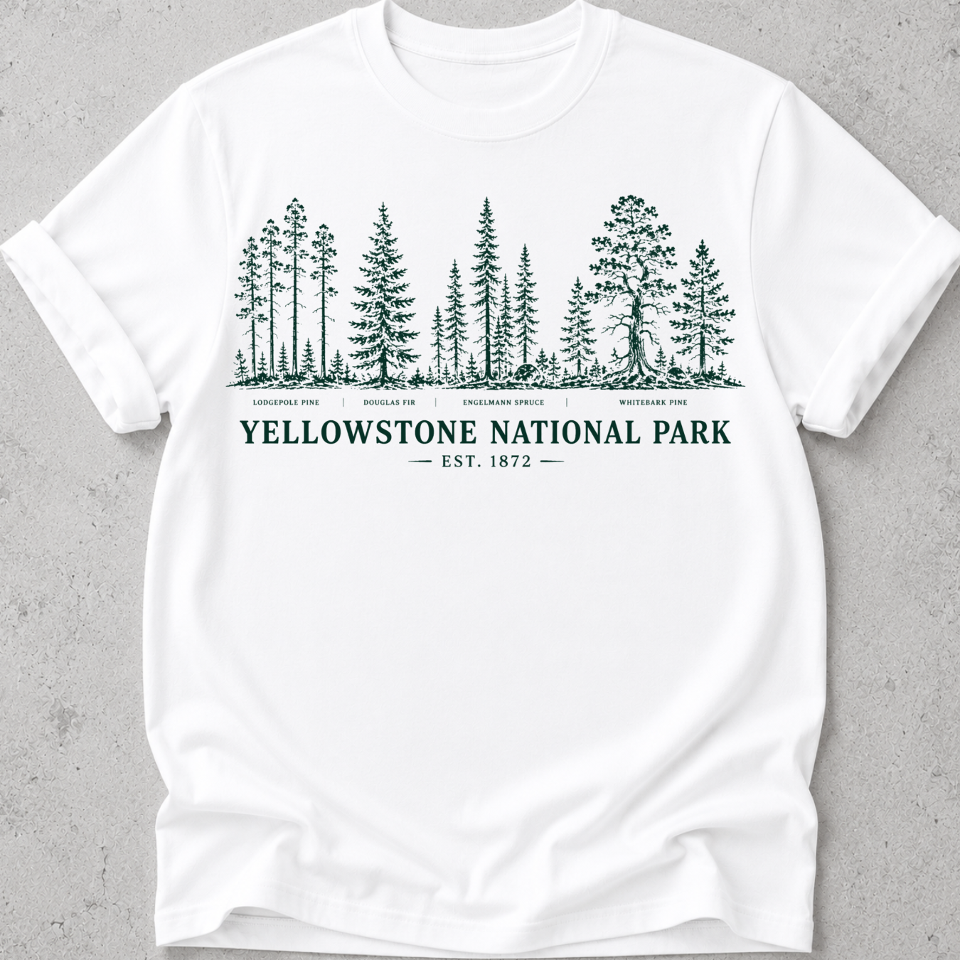 Yellowstone Trees T-Shirt