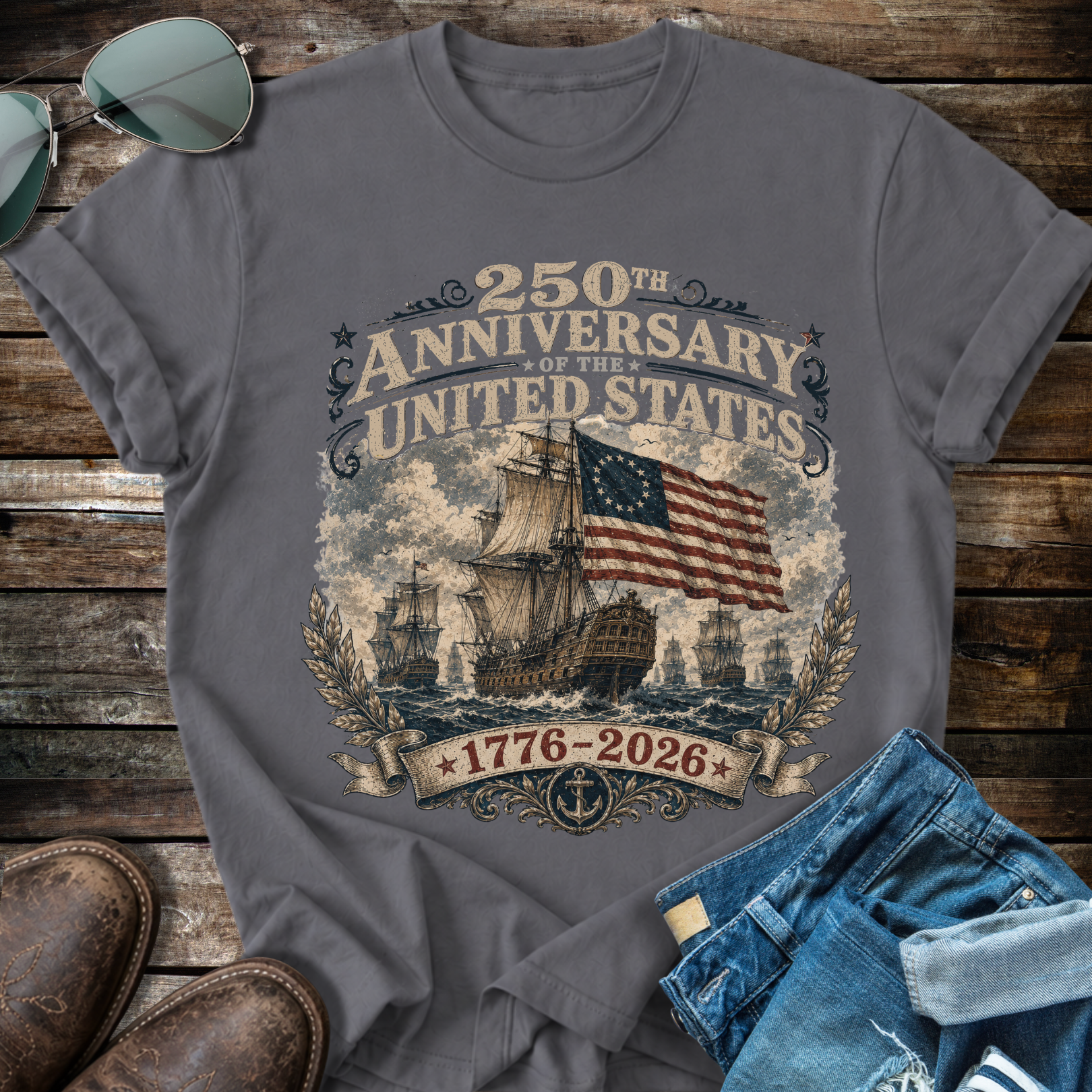 Vintage  250 Anniversary  T-Shirt